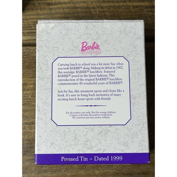 4 Collectible Hallmark Keepsake Barbie Christmas Ornaments w/ Original Box - Picture 8 of 16